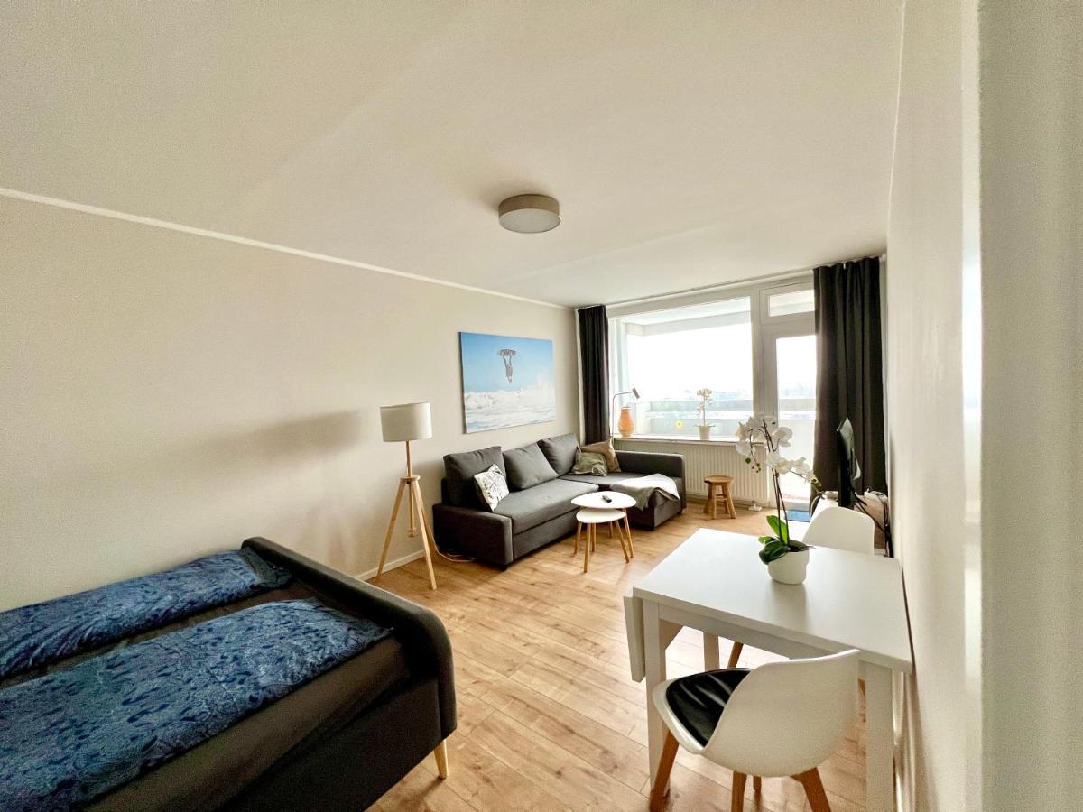 Weitblick Apartment Direkt Am Park Mit Kostenlosem Parkplatz 브레머하펜 외부 사진